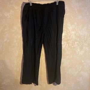 3x Womens Ava Viv black pull on dress pants like new